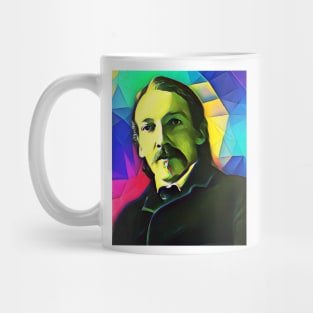 Robert Louis Stevenson Colourful Portrait | Robert Louis Stevenson Artwork 6 Mug